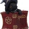 Nemesis Now All Homeware Kitty's Grimoire Cat Red