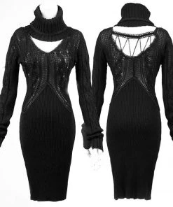 Ladies Gothic Clothing Punk Rave Lamentation Dress