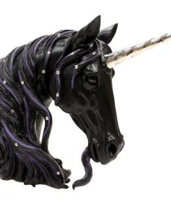 Nemesis Now Large Black Jewelled Midnight Unicorn 31cm All Homeware
