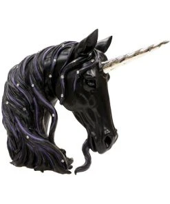 Nemesis Now Large Black Jewelled Midnight Unicorn 31cm All Homeware