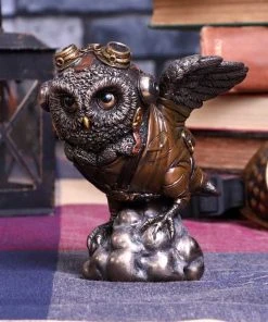 Nemesis Now Learning To Fly Steampunk Owl