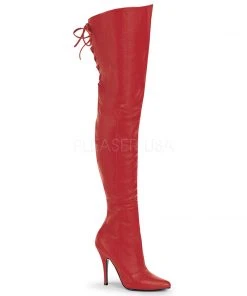 Pleaser LEGEND 8899 Boots Red Ladies Fetish Boots
