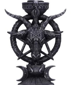 Nemesis Now All Homeware Pair Of Light Of Baphomet Candle Holders