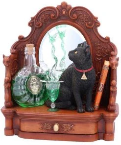 Nemesis Now Lisa Parker Absinthe Cat Diorama All Homeware