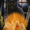 Something Different Lisa Parker Bewitched Gothic Cat Picture