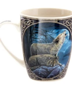 Puckator Kitchen Lisa Parker Howling Wolf Mug