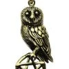 Lisa Parker Jewellery All Jewellery Lisa Parker Owl On Pentagram Pendant Bronze