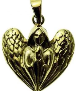 Lisa Parker Jewellery Lisa Parker Praying Angel Pendant Bronze