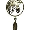 Lisa Parker Jewellery Lisa Parker Spider Feather Dreamcatcher Pendant Bronze All Jewellery