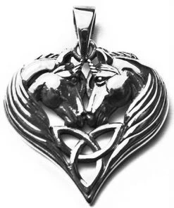 Lisa Parker Jewellery Lisa Parker Unicorn Heart Pendant Silver