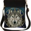 Nemesis Now Lisa Parker Wild One Wolf Head Shoulder Bag