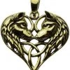 Lisa Parker Jewellery Lisa Parker Wolves Heart Pendant Bronze All Jewellery