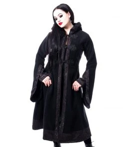 Innocent Clothing Poizen Luella Coat Ladies Gothic Clothing