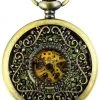 Pocketwatches Luminous Triangle Filigree Steampunk Pocket Watch