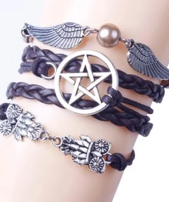 Gothic And Steampunk Jewellery Winged Magic Owl Steampunk Bracelet