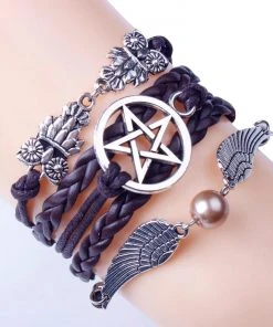 Gothic And Steampunk Jewellery Winged Magic Owl Steampunk Bracelet