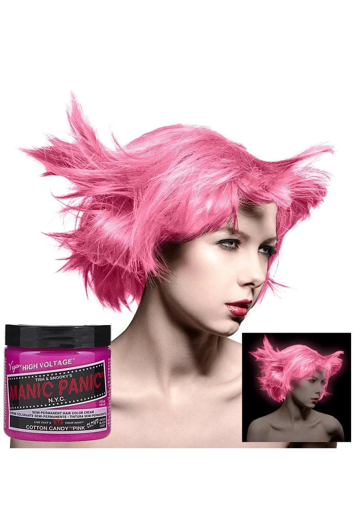 Manic Panic Cotton Candy Pink Hair Dye 3 Manic Panic Cotton Candy Pink Hair Dye