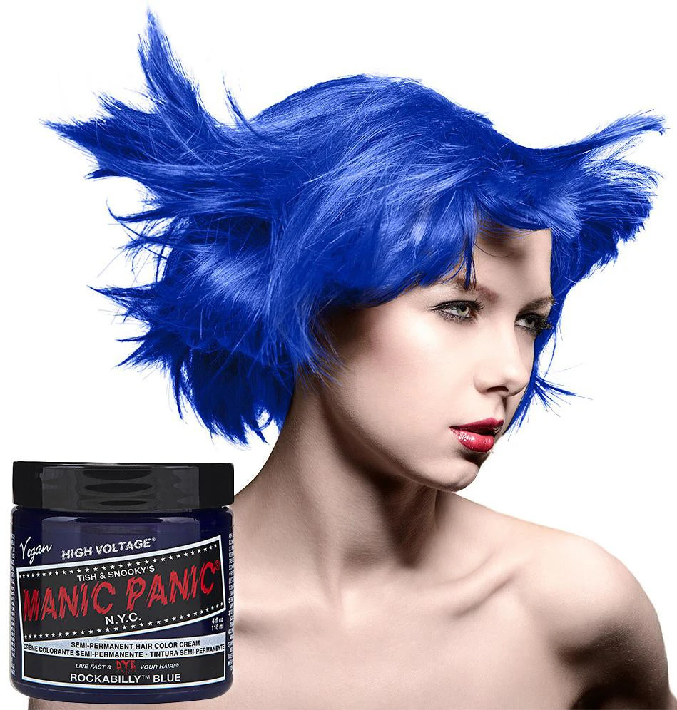 Manic Panic Rockabilly Blue Hair Dye 5 Manic Panic Rockabilly Blue Hair Dye