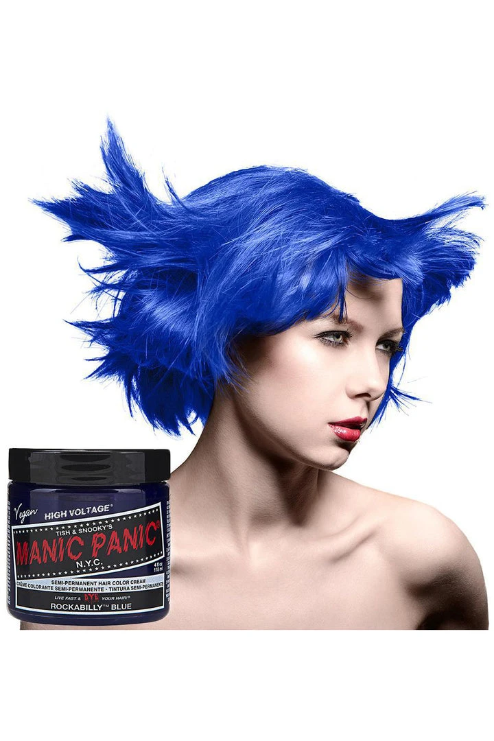 Manic Panic Rockabilly Blue Hair Dye 3 Manic Panic Rockabilly Blue Hair Dye