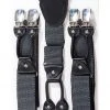 Banned Rockabilly Braces Black White Mens Steampunk Clothing