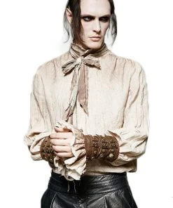 Mens Gothic Clothing Punk Rave Bedouin Apocalyptic Shirt