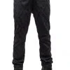 Mens Gothic Clothing Punk Rave Crescent Trousers K-193 Black