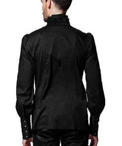 Punk Rave Mens Dante Frilled Gothic Fancy Shirt Y-597 11 Punk Rave Mens Dante Frilled Gothic Fancy Shirt Y-597