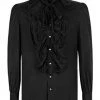 Punk Rave Mens Dante Frilled Gothic Fancy Shirt Y-597