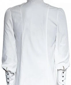 Punk Rave Mens White Dante Shirt White