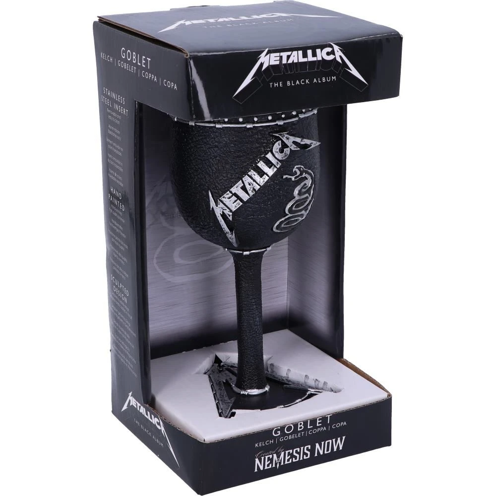 Nemesis Now Metallica The Black Album Goblet 8 Nemesis Now Metallica The Black Album Goblet