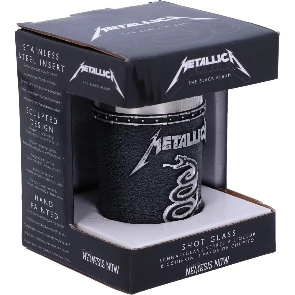 Nemesis Now Metallica The Black Album Shot Glass 8 Nemesis Now Metallica The Black Album Shot Glass