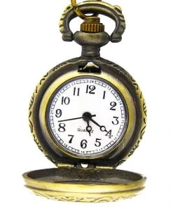 Pocketwatches Miniature Stars Design Steampunk Necklace Watch On Chain