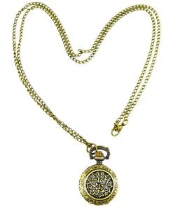 Pocketwatches Miniature Stars Design Steampunk Necklace Watch On Chain
