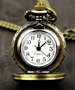 Pocketwatches Miniature Zodiac Steampunk Pocket Watch Necklace Steampunk Jewellery