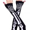Music Legs Skeleton Arm Warmers