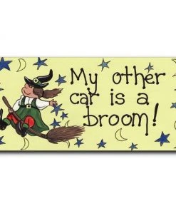 Something Different My Other Car Is A Broom Smiley Fridge Magnet Sale