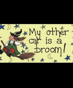 Something Different My Other Car Is A Broom Smiley Fridge Magnet Sale