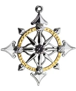 Mystic Kabbalah Archangel Compass Necklace Steampunk Jewellery