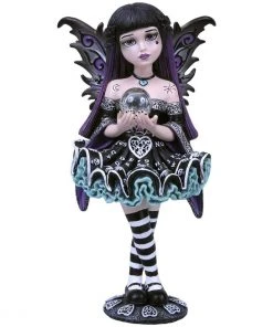 Nemesis Now Mystique Little Shadows Fairy Figurine With Crystal Ball
