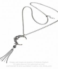 Alchemy Gothic Alchemy Naga Moon Pendant P865 8 Alchemy Gothic Alchemy Naga Moon Pendant P865