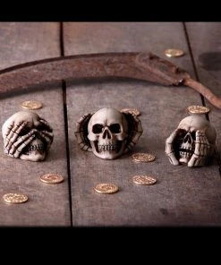Nemesis Now All Homeware Three Wise Skulls