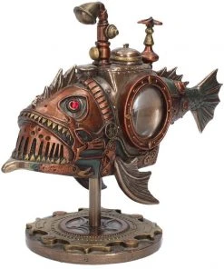 Nemesis Now Steampunk Sub Piranha Steampunk Homeware