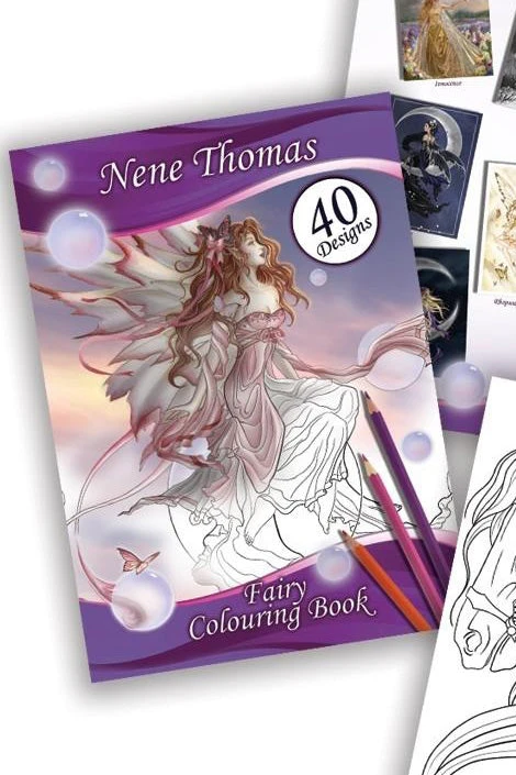 Nemesis Now Nene Thomas Fairy Colouring Book 3 Nemesis Now Nene Thomas Fairy Colouring Book