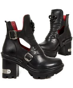 New Rock Boots New Rock Fleur De Lys Neotyre Shoes M.NEOTYRE66-S1 Gothic Boots