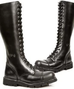 New Rock Boots New Rock Military Laced Boots M.NEWMILI19-S1