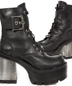New Rock Boots New Rock Seventy Ladies Ankle Boots M.SEVE27-S1 UK9
