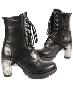 New Rock Boots Gothic Boots New Rock Black Steel Trail Boots M.TR001-S1