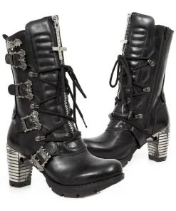 New Rock Boots Gothic Boots New Rock Trail Boots With Cross And Bats M.TR090-S1