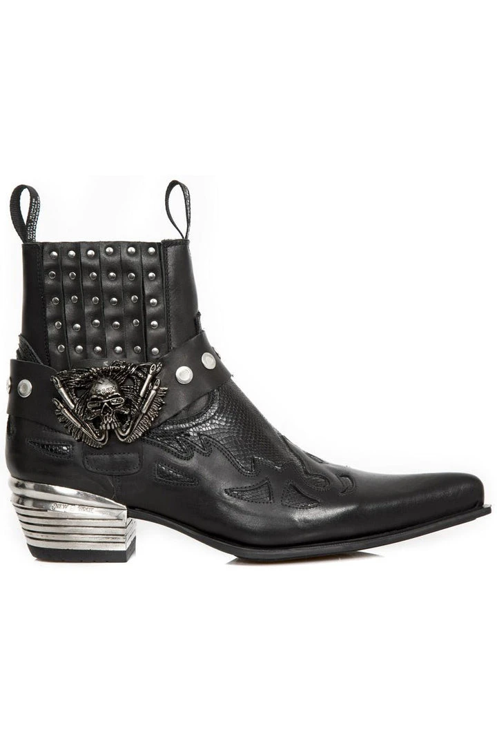 New Rock Boots New Rock Ankle Cowboy Boots M.WST045-S2 All Footwear 3 New Rock Boots New Rock Ankle Cowboy Boots M.WST045-S2 All Footwear