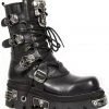 New Rock Boots Gothic Boots New Rock Black Boots Skull Design M.375-S1 2 New Rock Boots Gothic Boots New Rock Black Boots Skull Design M.375-S1